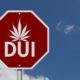 red DUI sign