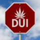 red DUI sign